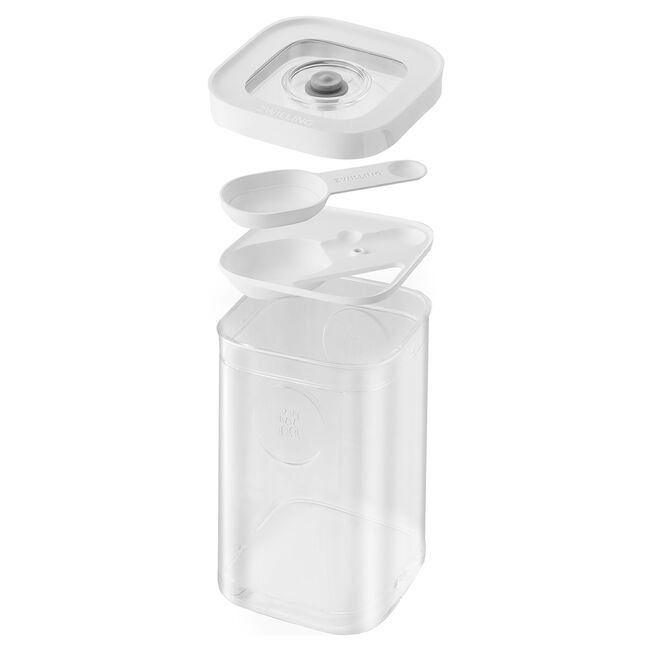 FRESH & SAVE CUBE  S / 7 peças, branco transparente - kindersbr