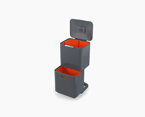 Totem Max 60L Grey Waste & Recycling Bin - kindersbr
