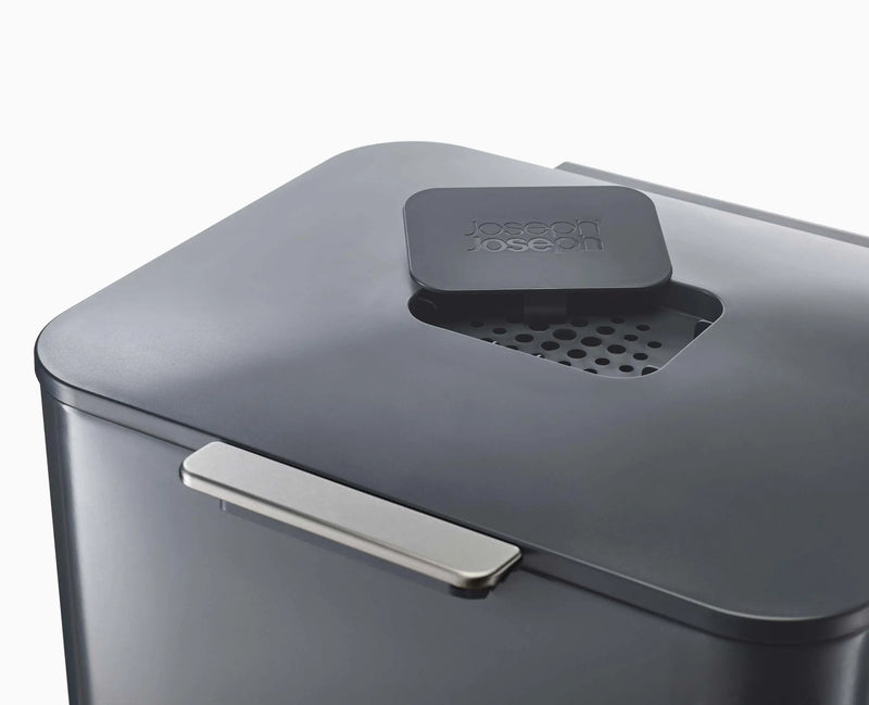 Totem Max 60L Grey Waste & Recycling Bin - kindersbr