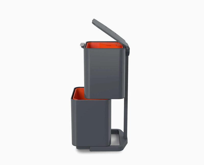 Totem Max 60L Grey Waste & Recycling Bin - kindersbr