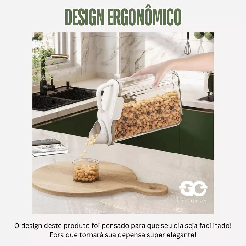 [PROMOÇÃO] - SAVEFOOD™ - DISPENSER DE VIDRO PARA ALIMENTOS - [ULTIMA OPORTUNIDADE🔥] - [BRINDE + FRETE GRÁTIS]🔥 - kindersbr