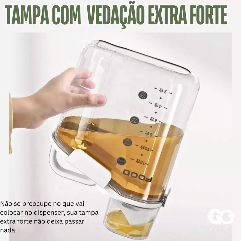 [PROMOÇÃO] - SAVEFOOD™ - DISPENSER DE VIDRO PARA ALIMENTOS - [ULTIMA OPORTUNIDADE🔥] - [BRINDE + FRETE GRÁTIS]🔥 - kindersbr