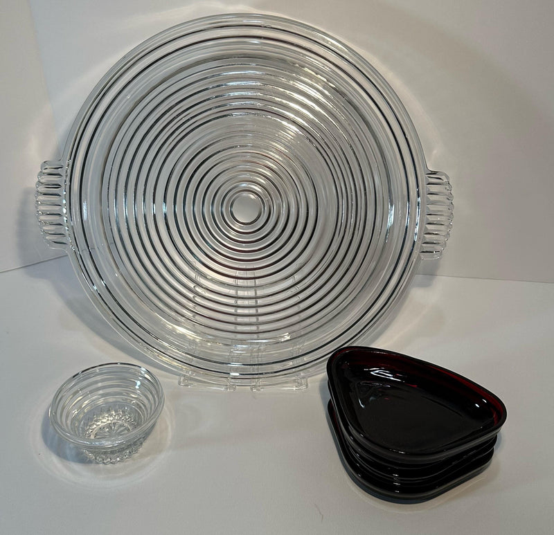 🍷 Bandeja Decorativa com Divisórias Rubi