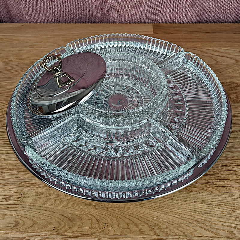 🍸 Kromex "Holiday" Lazy Susan